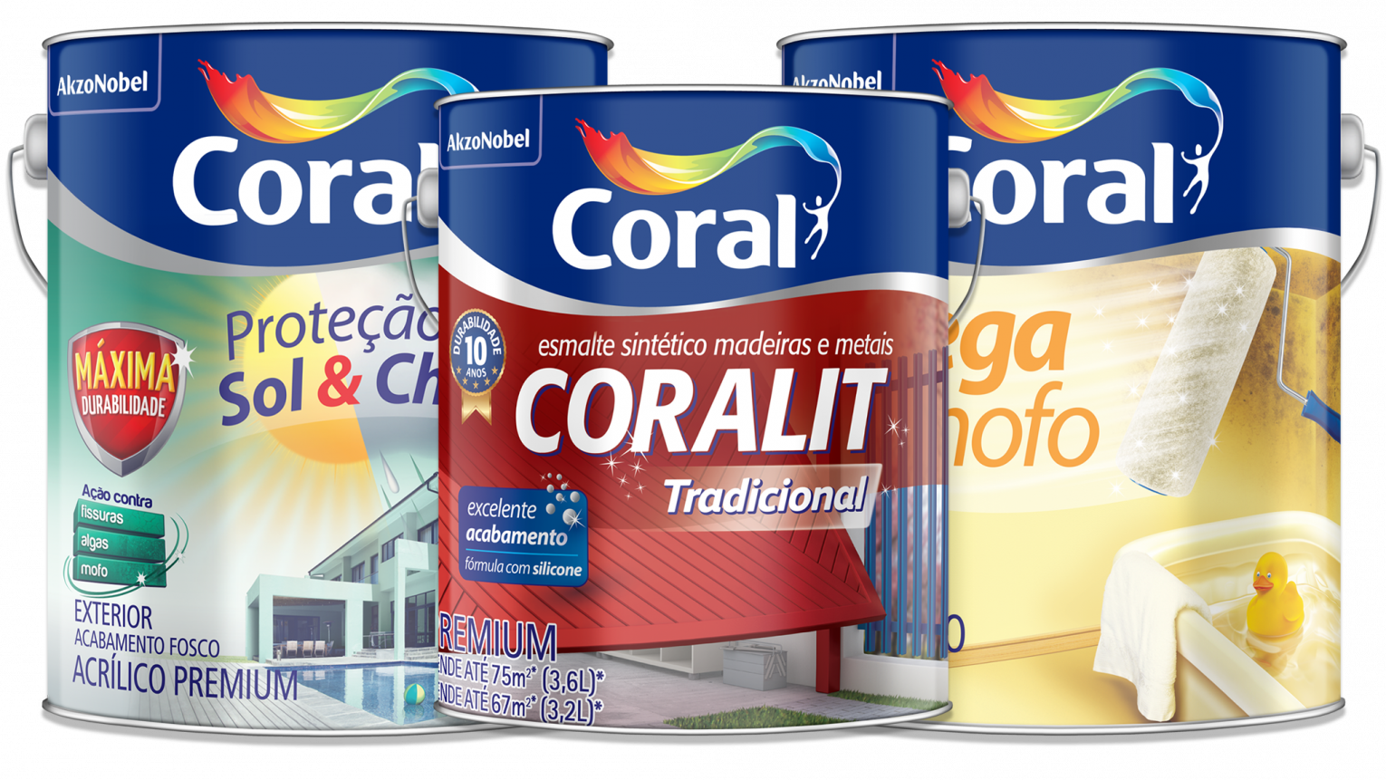 Find the product you need in our range of quality paints Tintas Coral